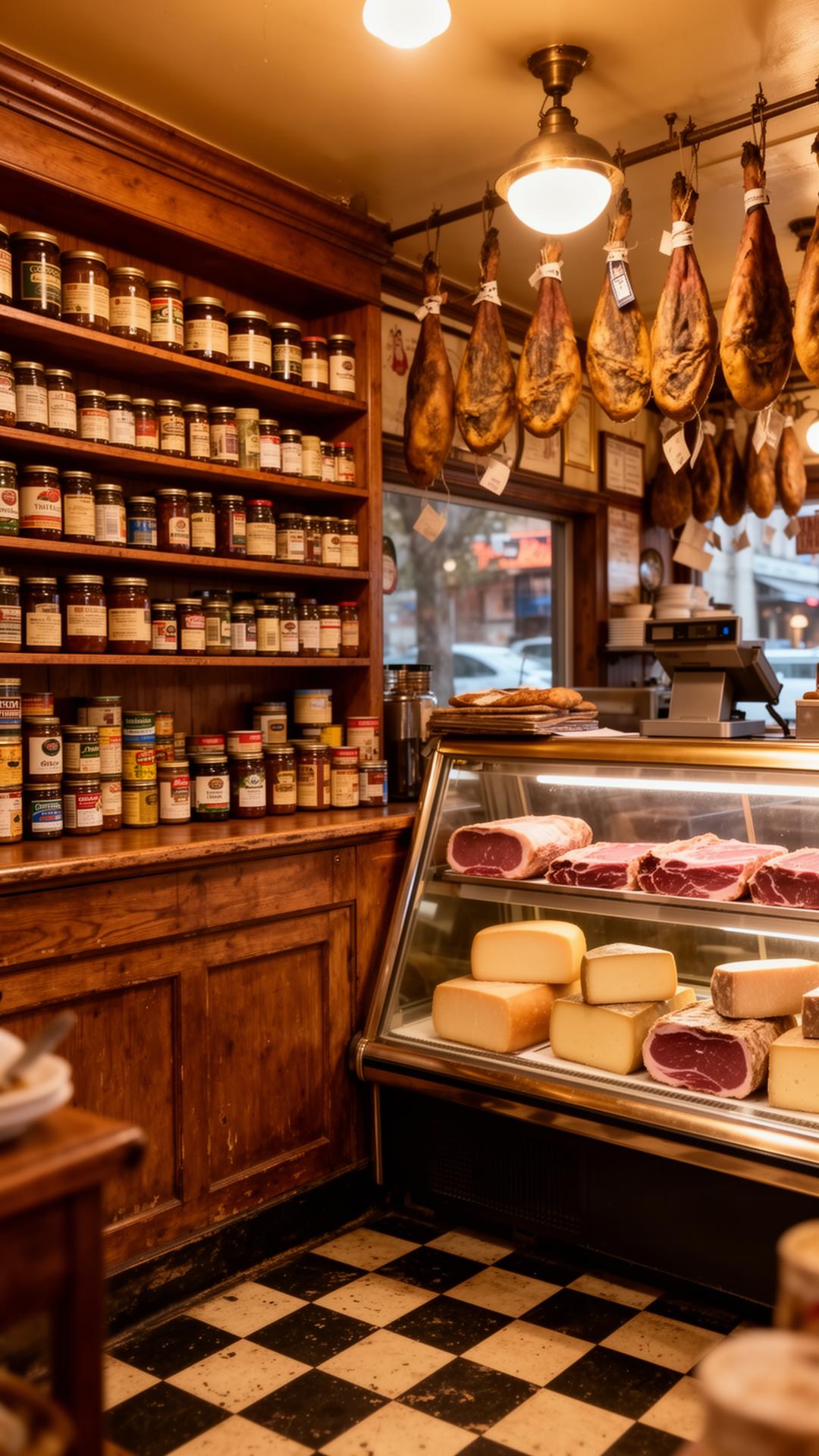 The warm interior of a classic New Jersey corner deli, homage to Watchung Deli